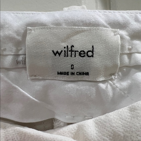 Aritzia Wilfred dress ankle/cropped pants cream size 0 - Picture 2 of 5